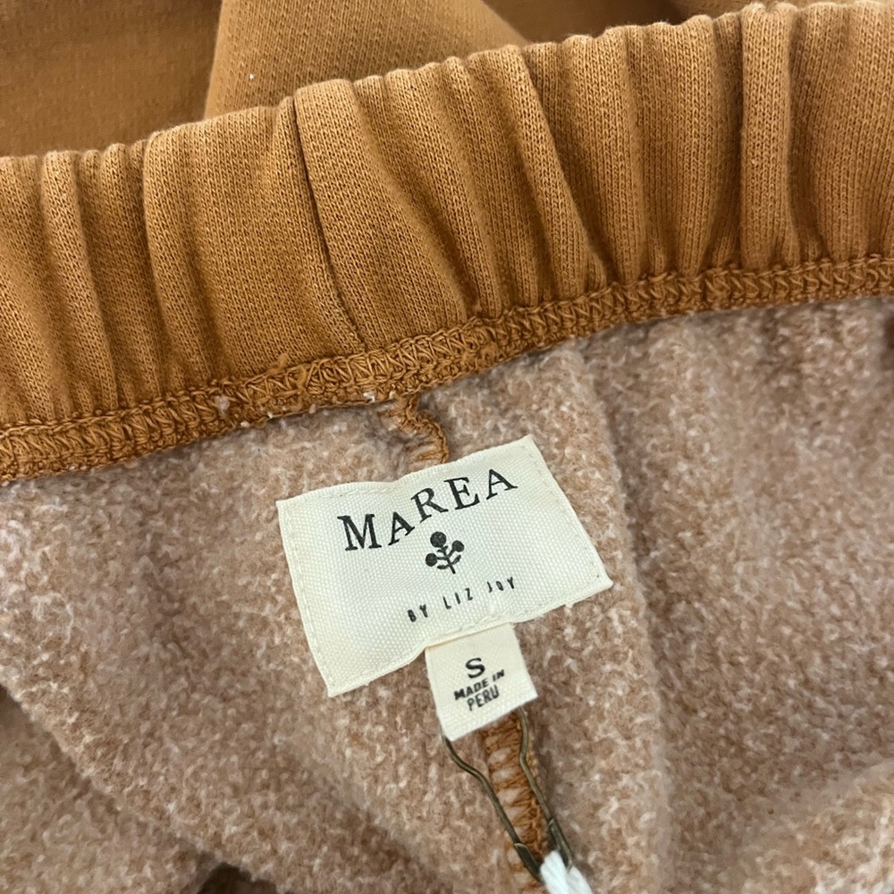 Marea vintage fleece caramel joggers - Picture 2 of 6